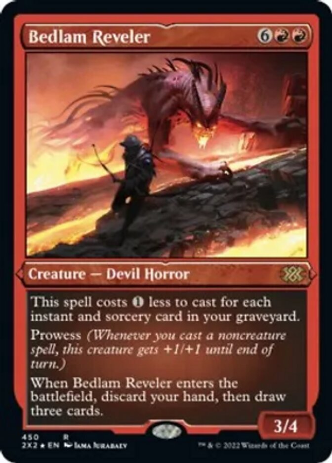 Bedlam Reveler (Foil Etched) [Double Masters 2022] | Card Merchant Takapuna