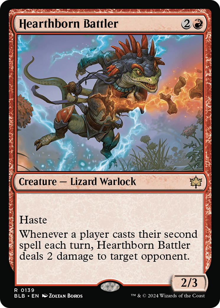 Hearthborn Battler [Bloomburrow] | Card Merchant Takapuna