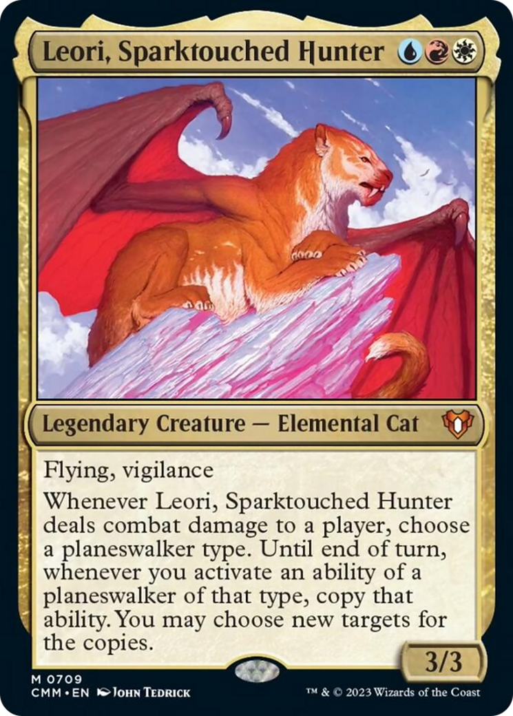 Leori, Sparktouched Hunter [Commander Masters] | Card Merchant Takapuna