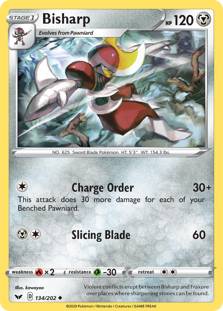 Bisharp (134/202) [Sword & Shield: Base Set] | Card Merchant Takapuna