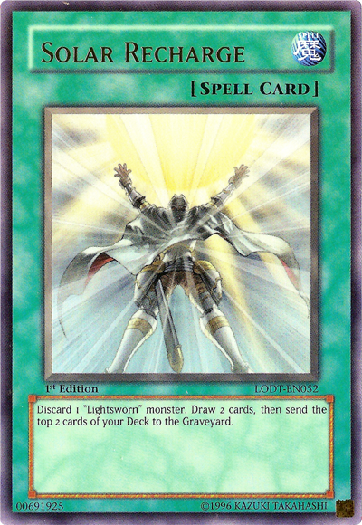 Solar Recharge [LODT-EN052] Ultra Rare | Card Merchant Takapuna