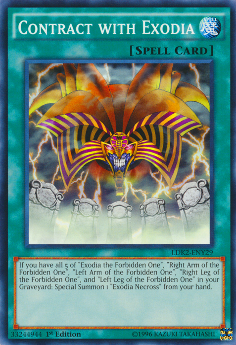 Contract with Exodia [LDK2-ENY29] Common | Card Merchant Takapuna