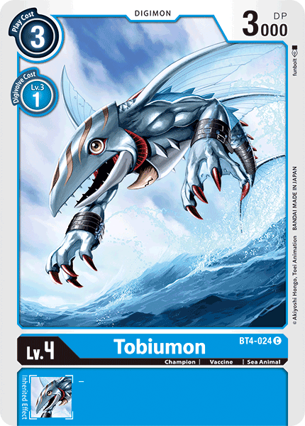 Tobiumon [BT4-024] [Great Legend] | Card Merchant Takapuna