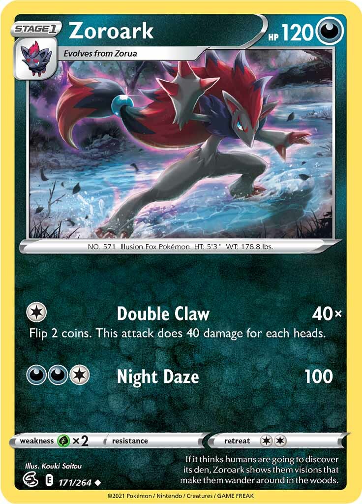 Zoroark (171/264) [Sword & Shield: Fusion Strike] | Card Merchant Takapuna