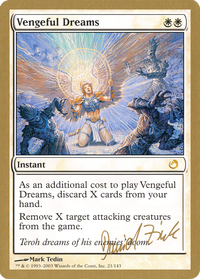 Vengeful Dreams (Daniel Zink) [World Championship Decks 2003] | Card Merchant Takapuna