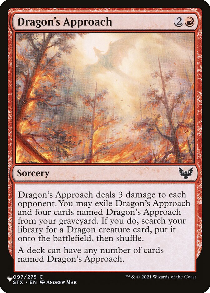 Dragon's Approach [The List] | Card Merchant Takapuna