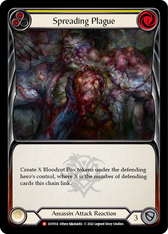 Spreading Plague [OUT014] (Outsiders) | Card Merchant Takapuna