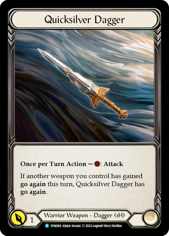 Quicksilver Dagger [DYN069] (Dynasty)  Cold Foil | Card Merchant Takapuna