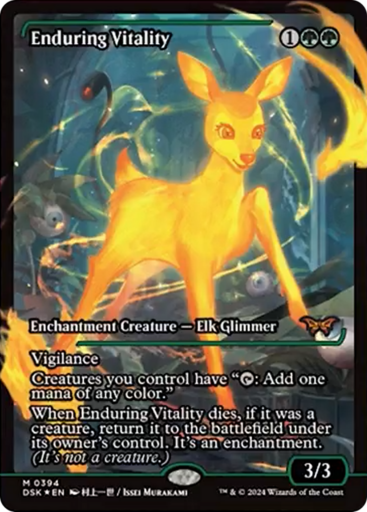 Enduring Vitality (Japan Showcase) [Duskmourn: House of Horror] | Card Merchant Takapuna