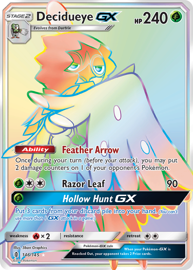 Decidueye GX (146/145) [Sun & Moon: Guardians Rising] | Card Merchant Takapuna