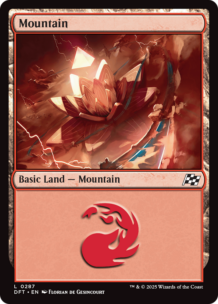 Mountain (0287) [Aetherdrift] | Card Merchant Takapuna