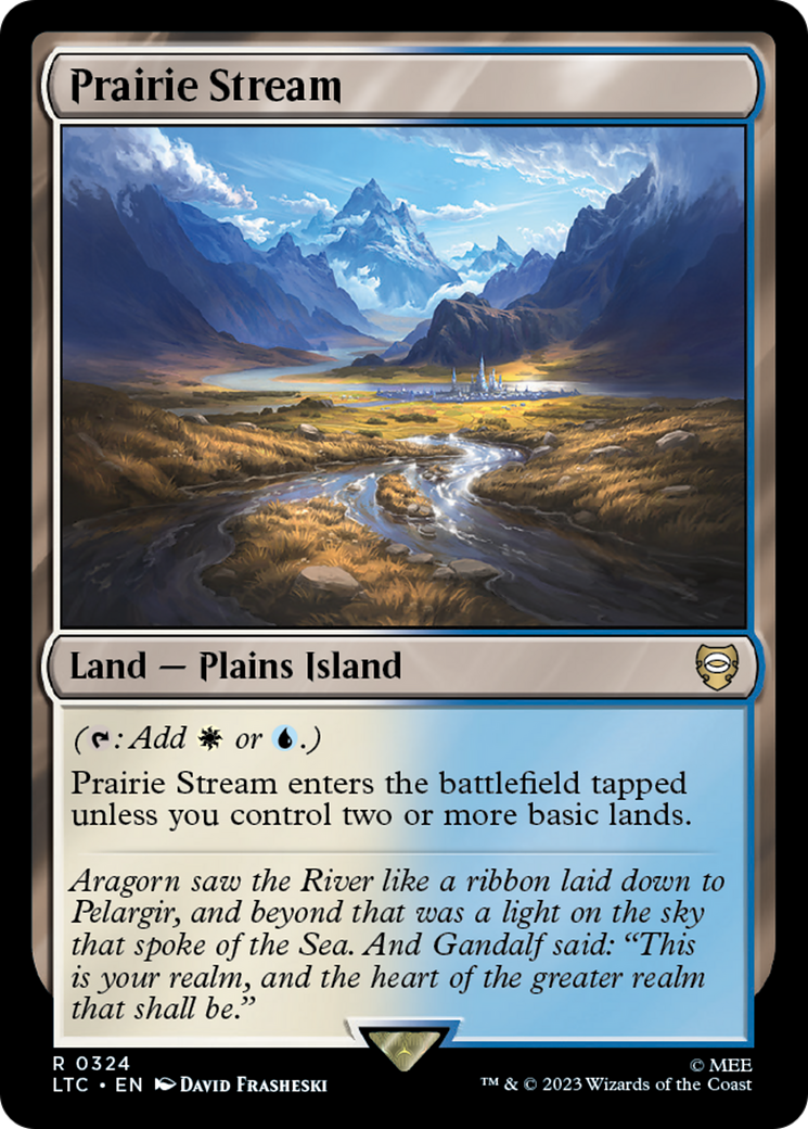 Prairie Stream [The Lord of the Rings: Tales of Middle-Earth Commander] | Card Merchant Takapuna