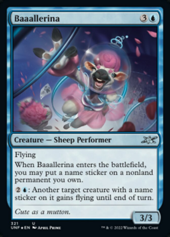 Baaallerina (Galaxy Foil) [Unfinity] | Card Merchant Takapuna