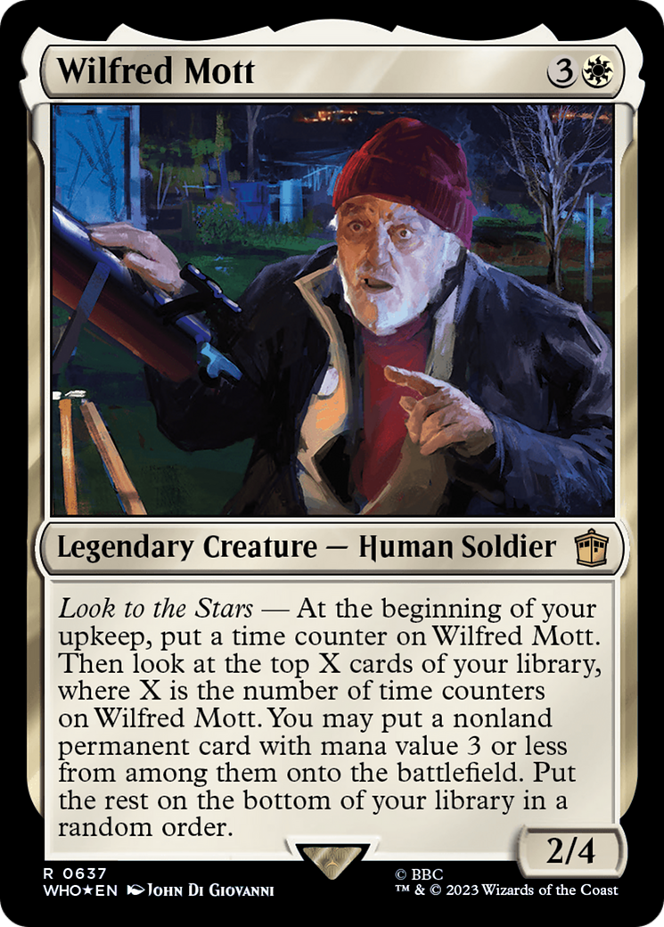 Wilfred Mott (Surge Foil) [Doctor Who] | Card Merchant Takapuna