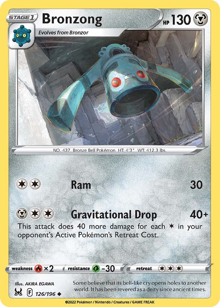 Bronzong (126/196) [Sword & Shield: Lost Origin] | Card Merchant Takapuna