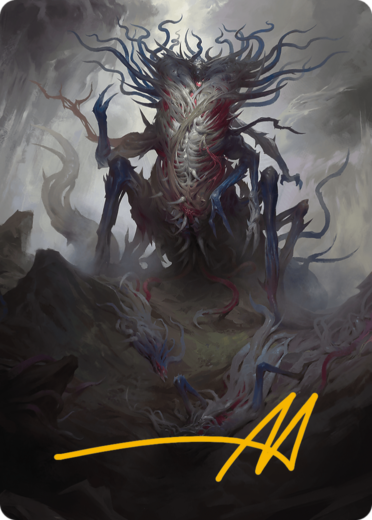 Azlask, the Swelling Scourge Art Card (Gold-Stamped Signature) [Modern Horizons 3 Art Series] | Card Merchant Takapuna