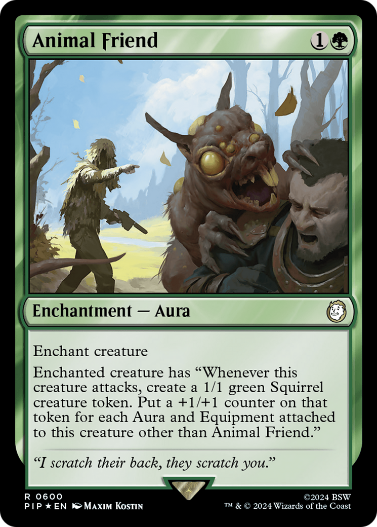 Animal Friend (Surge Foil) [Fallout] | Card Merchant Takapuna