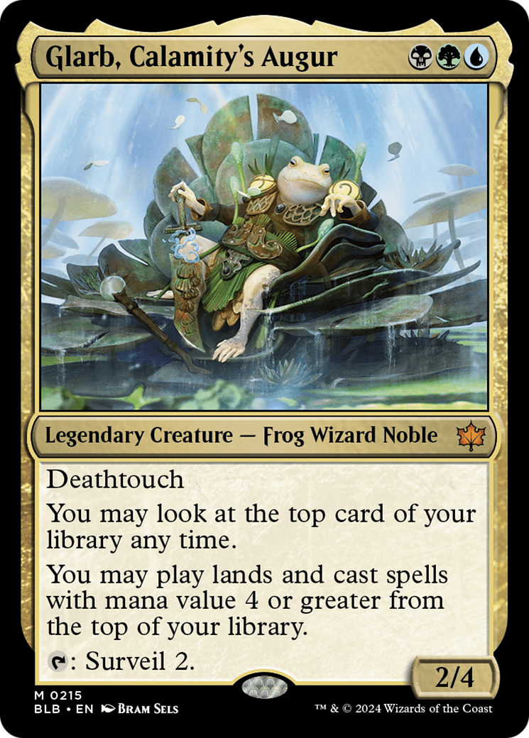 Glarb, Calamity's Augur [Bloomburrow] | Card Merchant Takapuna