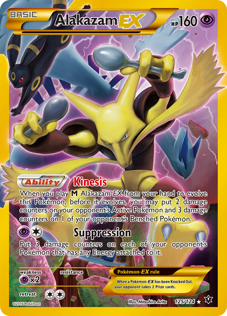 Alakazam EX (125/124) [XY: Fates Collide] | Card Merchant Takapuna