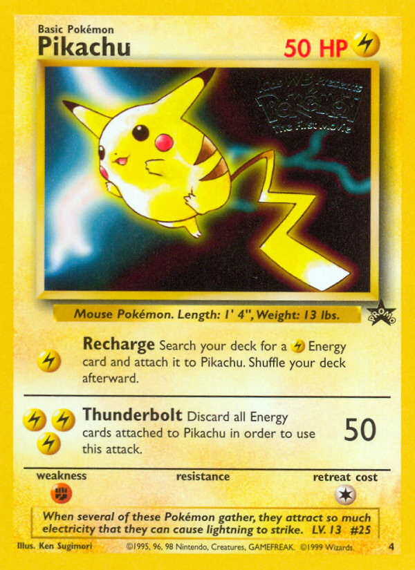 Pikachu (4) [Wizards of the Coast: Black Star Promos] | Card Merchant Takapuna