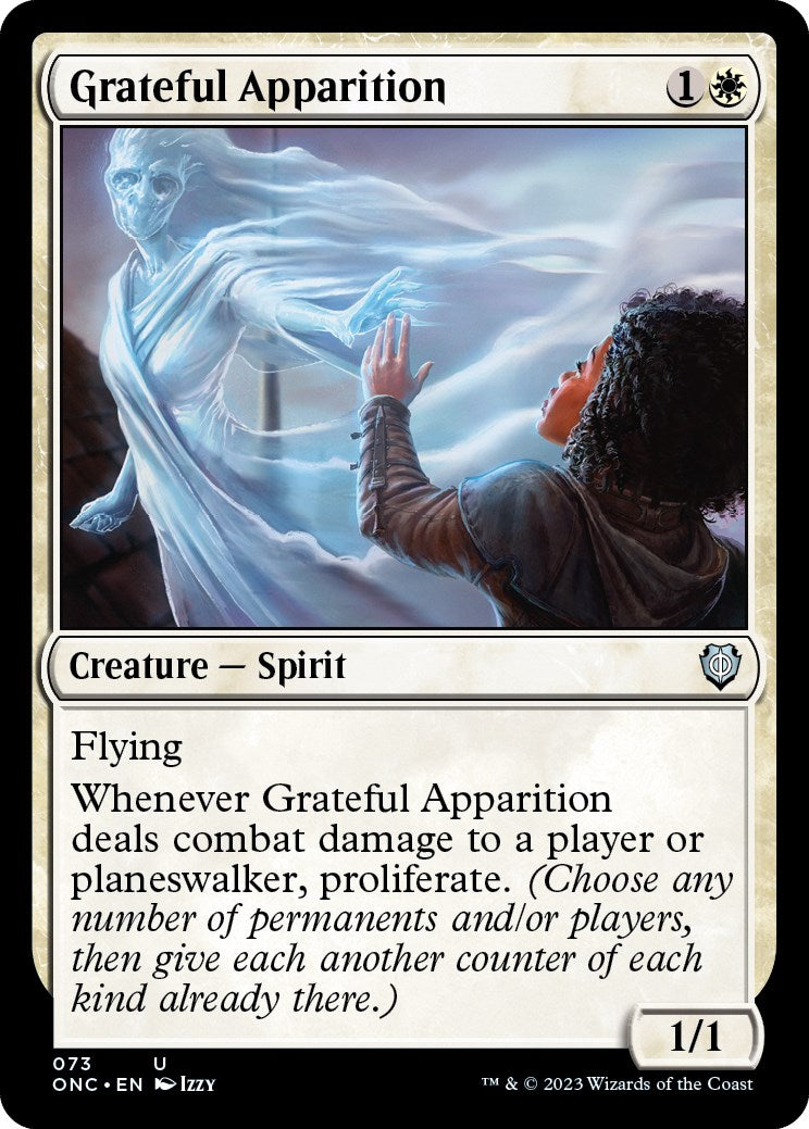 Grateful Apparition [Phyrexia: All Will Be One Commander] | Card Merchant Takapuna