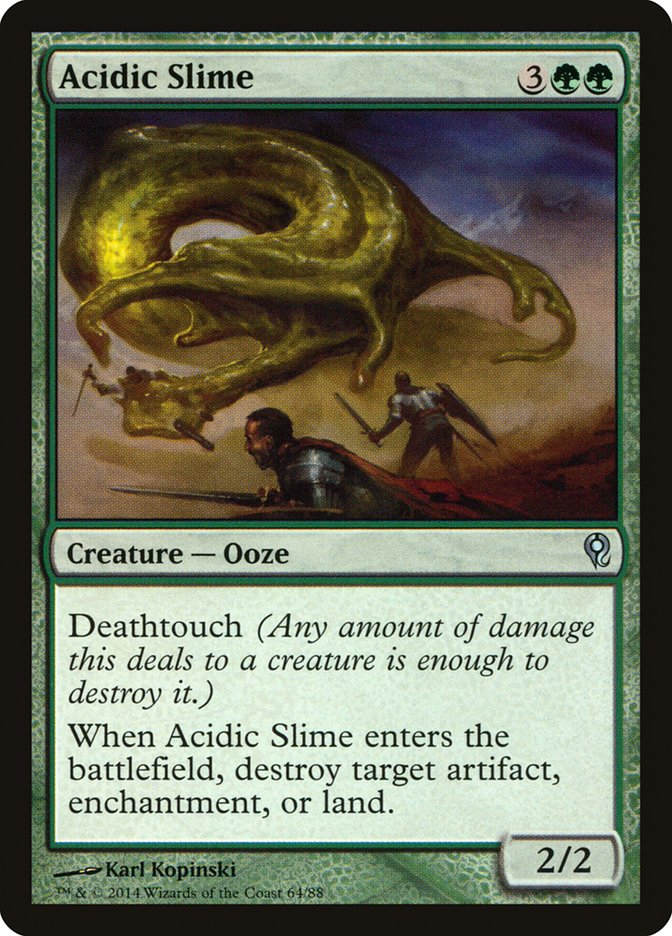 Acidic Slime [Duel Decks: Jace vs. Vraska] | Card Merchant Takapuna