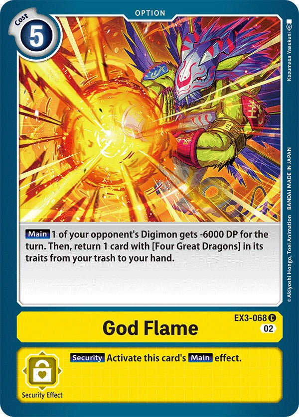 God Flame [EX3-068] [Draconic Roar] | Card Merchant Takapuna