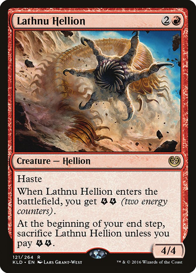 Lathnu Hellion [Kaladesh] | Card Merchant Takapuna