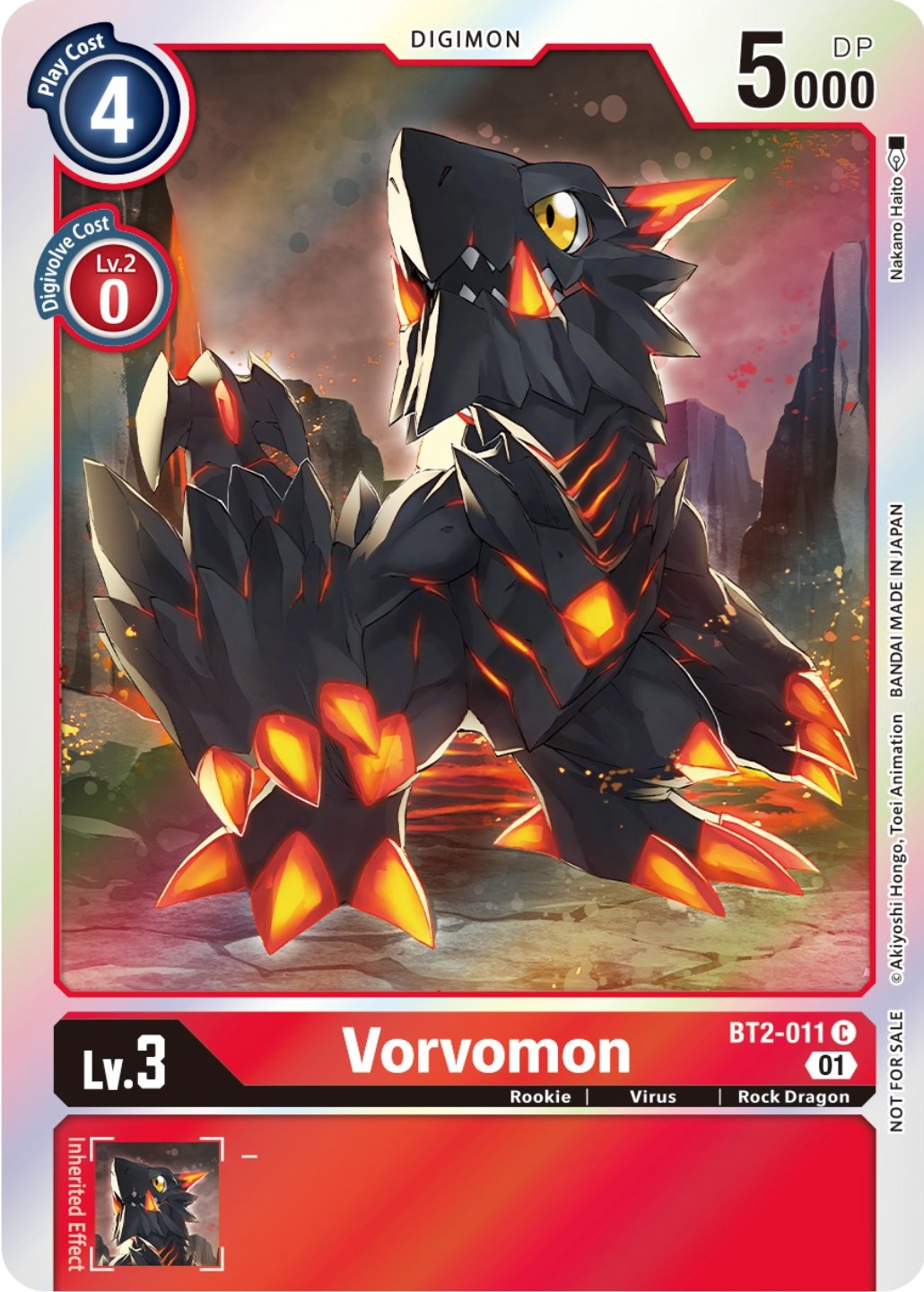 Vorvomon [BT2-011] (ST-11 Special Entry Pack) [Release Special Booster Promos] | Card Merchant Takapuna