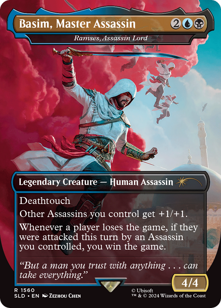 Basim, Master Assassin - Ramses, Assassin Lord (Rainbow Foil) [Secret Lair Drop Series] | Card Merchant Takapuna