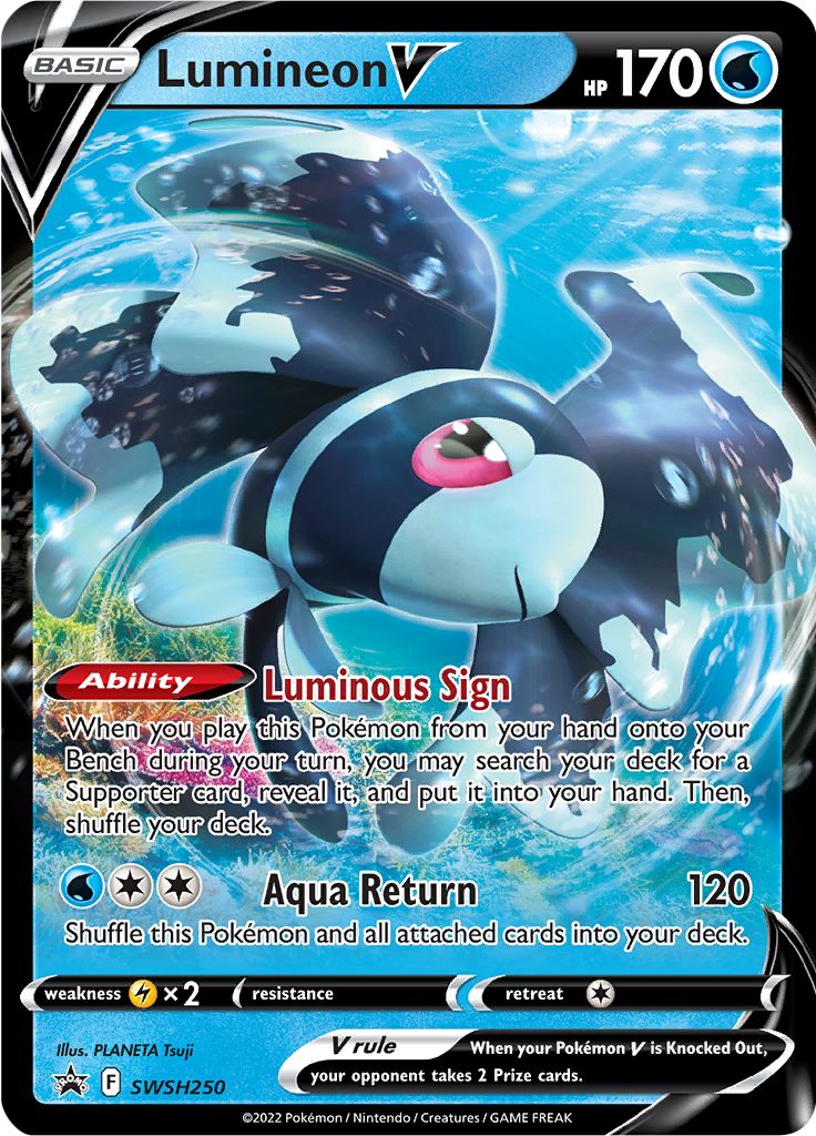 Lumineon V (SWSH250) [Sword & Shield: Black Star Promos] | Card Merchant Takapuna