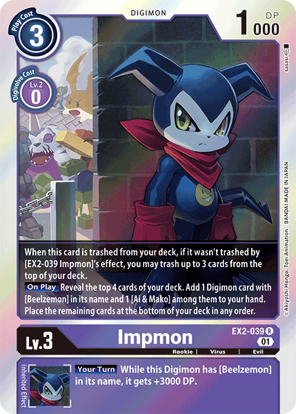 Impmon [EX2-039] [Digital Hazard] | Card Merchant Takapuna