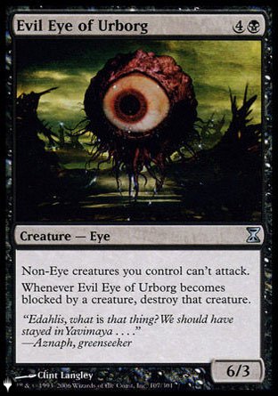 Evil Eye of Urborg [The List] | Card Merchant Takapuna