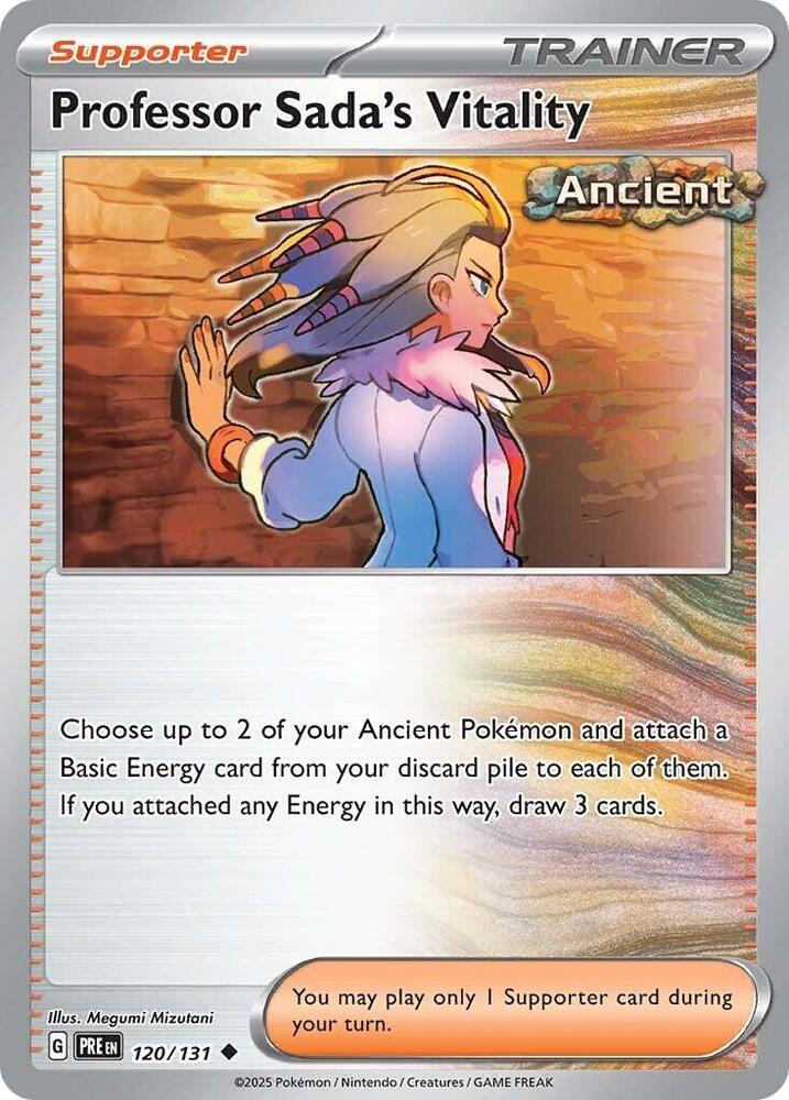 Professor Sada's Vitality (120/131) [Scarlet & Violet: Prismatic Evolutions] | Card Merchant Takapuna