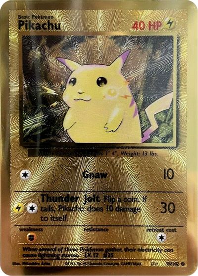 Pikachu (58/102) (Celebrations Metal Card) [Celebrations: 25th Anniversary] | Card Merchant Takapuna