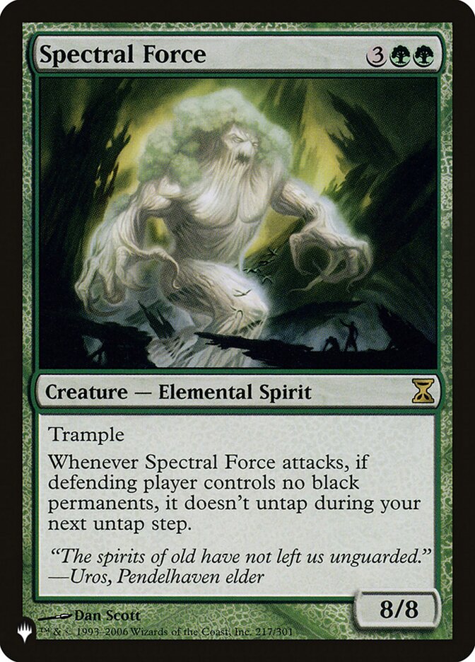 Spectral Force [The List] | Card Merchant Takapuna