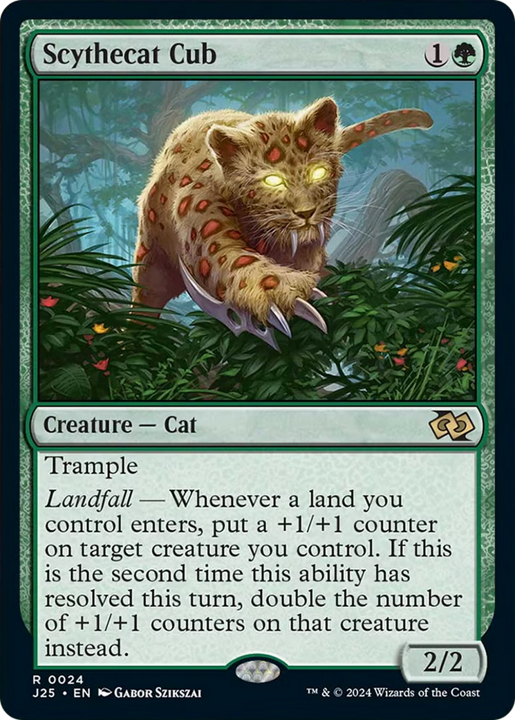 Scythecat Cub [Foundations Jumpstart] | Card Merchant Takapuna