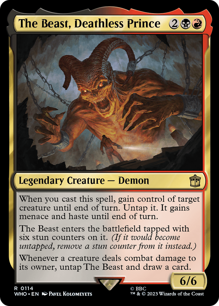 The Beast, Deathless Prince [Doctor Who] | Card Merchant Takapuna