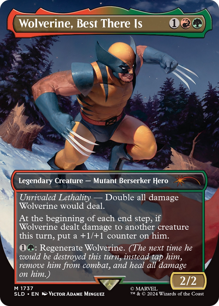 Wolverine, Best There Is (Rainbow Foil) [Secret Lair Drop Series] | Card Merchant Takapuna