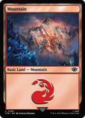 Mountain (268) [The Lord of the Rings: Tales of Middle-Earth] | Card Merchant Takapuna