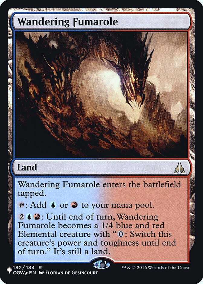 Wandering Fumarole [Secret Lair: Heads I Win, Tails You Lose] | Card Merchant Takapuna