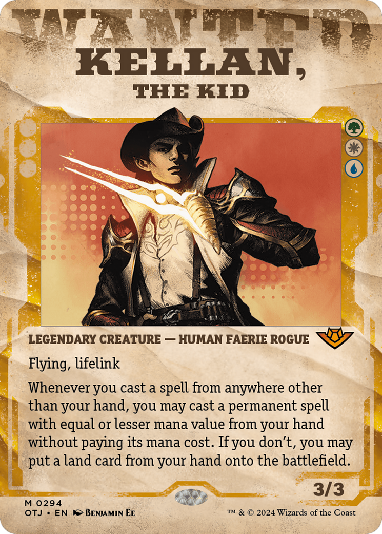 Kellan, the Kid (Showcase) [Outlaws of Thunder Junction] | Card Merchant Takapuna