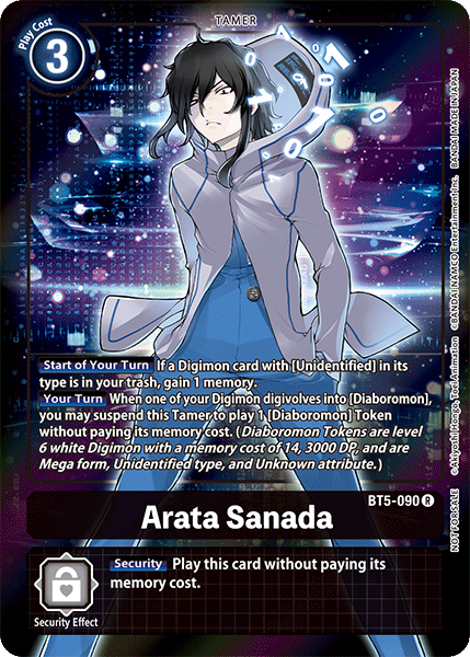 Arata Sanada [BT5-090] (Buy-A-Box Promo) [Battle of Omni Promos] | Card Merchant Takapuna