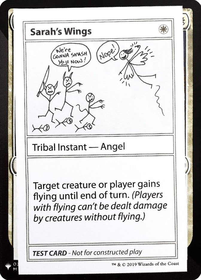 Sarah's Wings [Mystery Booster Playtest Cards] | Card Merchant Takapuna