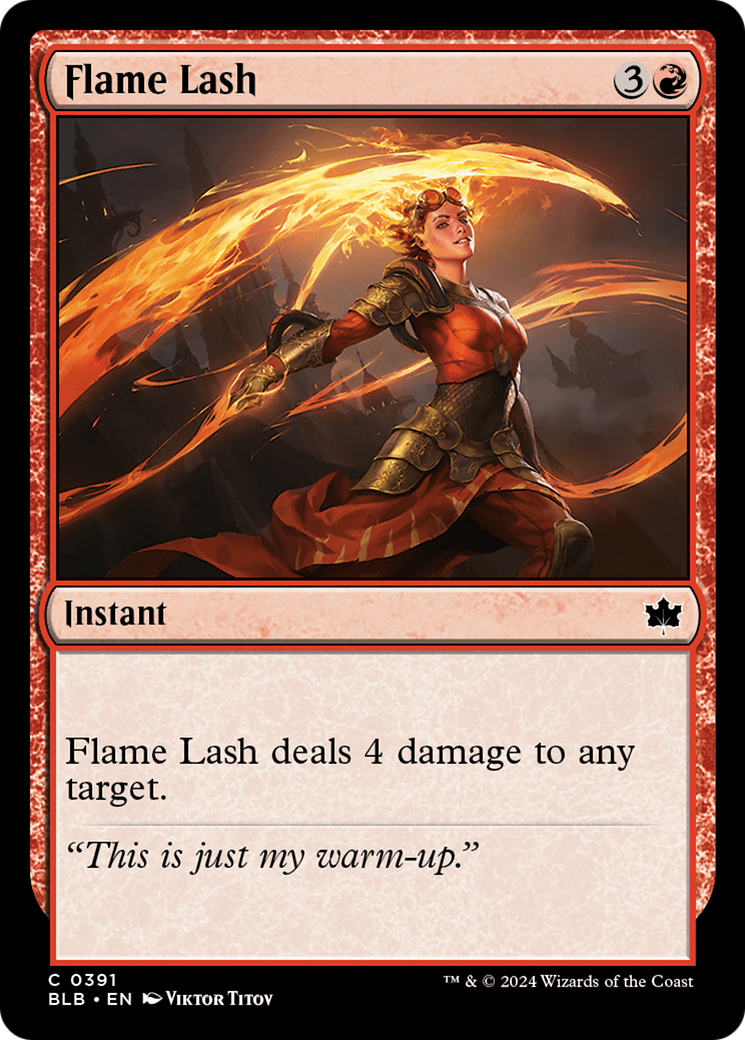 Flame Lash [Bloomburrow] | Card Merchant Takapuna