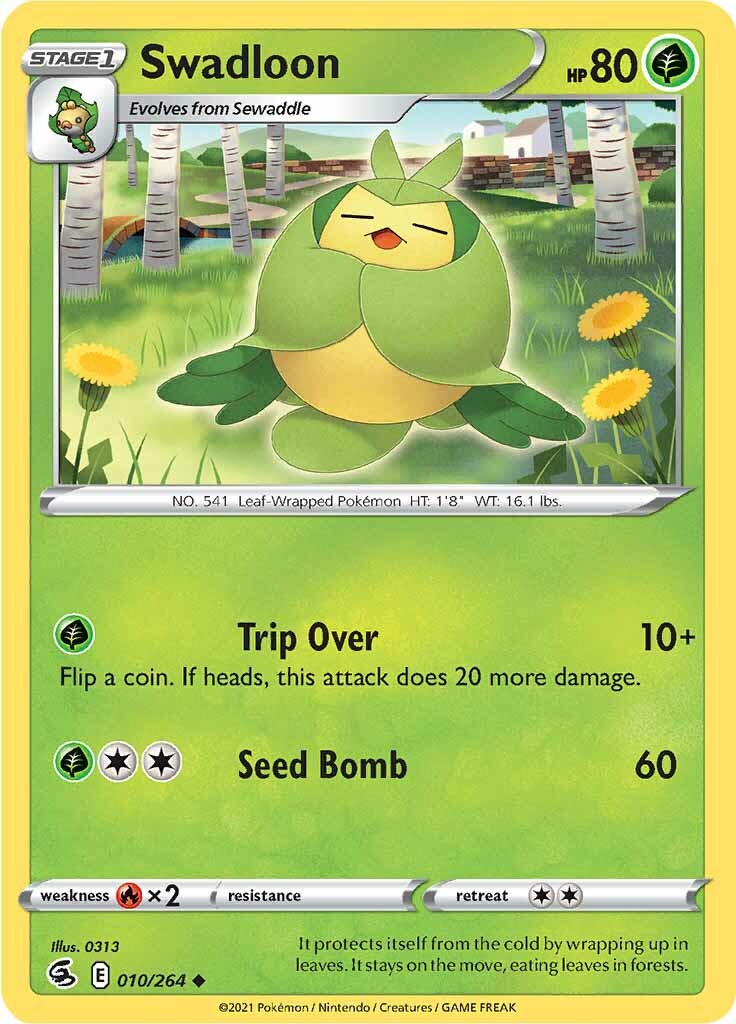 Swadloon (010/264) [Sword & Shield: Fusion Strike] | Card Merchant Takapuna