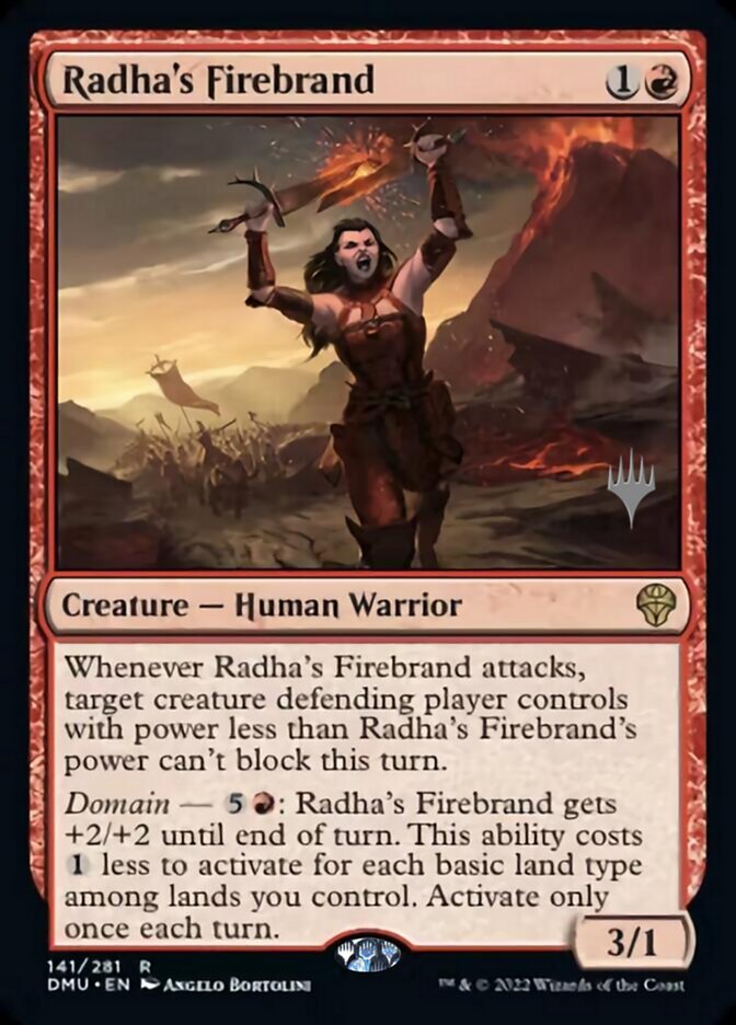 Radha's Firebrand (Promo Pack) [Dominaria United Promos] | Card Merchant Takapuna