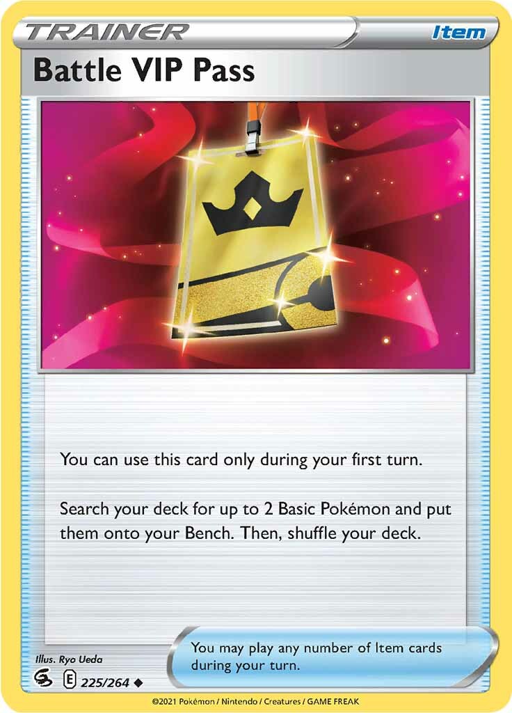 Battle VIP Pass (225/264) [Sword & Shield: Fusion Strike] | Card Merchant Takapuna