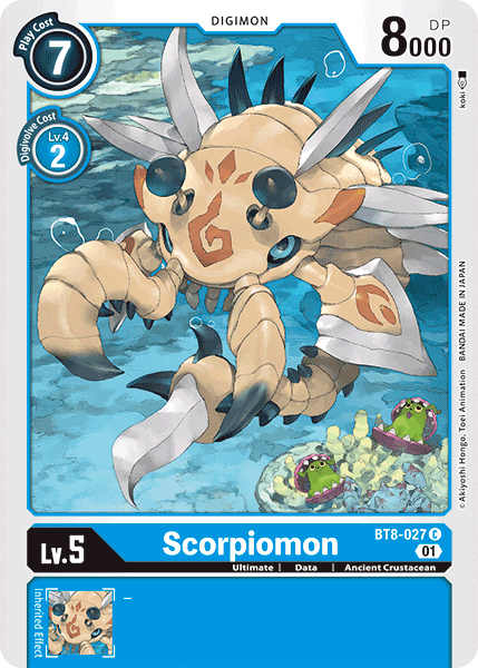 Scorpiomon [BT8-027] [New Awakening] | Card Merchant Takapuna