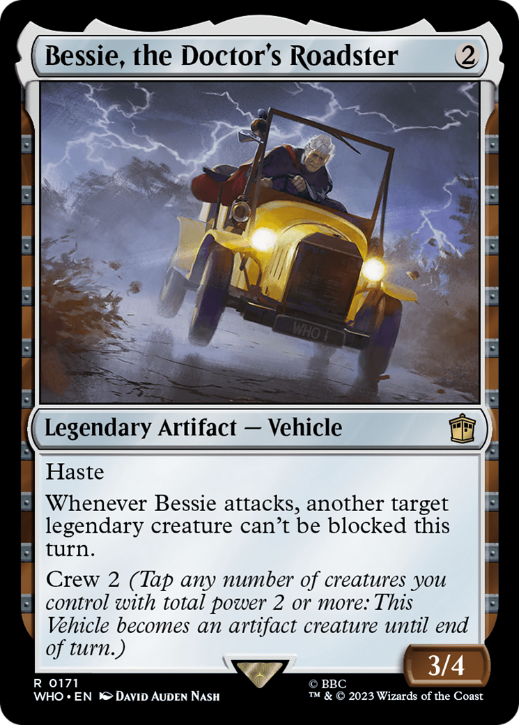 Bessie, the Doctor's Roadster [Doctor Who] | Card Merchant Takapuna